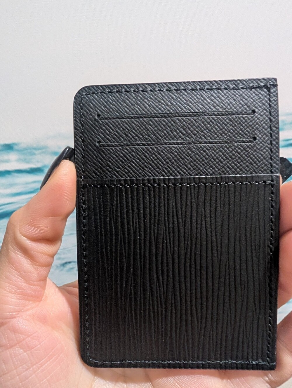 Louis Vuitton Black Epi Leather Card Holder Microchipped 2026 - Picture 9 of 11